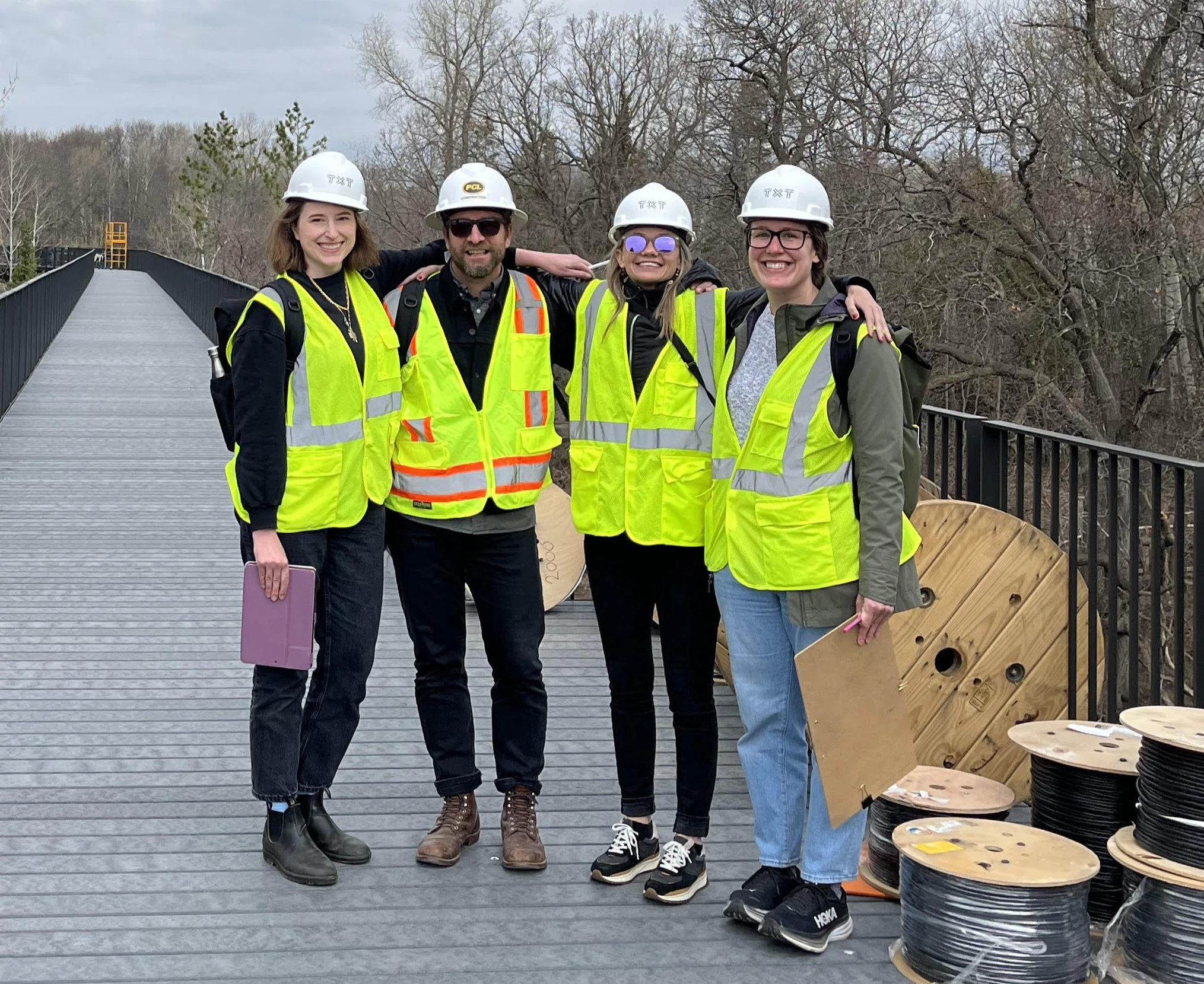 Affiliate Members on a job site