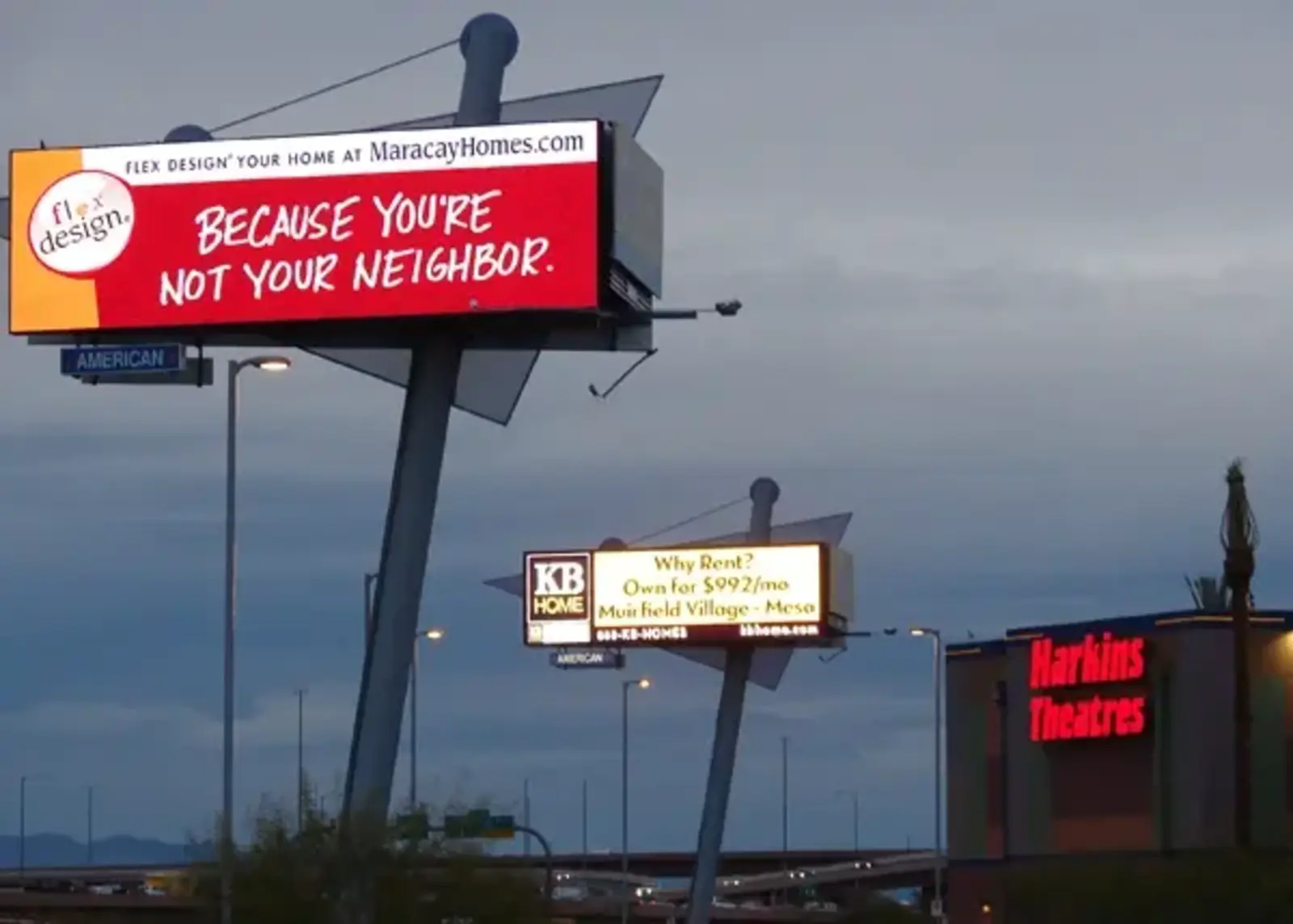Digital Billboard in Tempe, Arizona / Scenic America