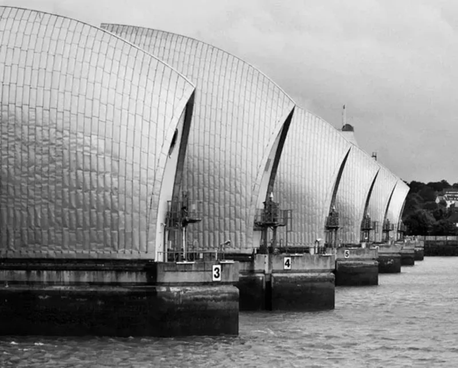 Thames Storm Barrier. Image credit: SWH on Flickr