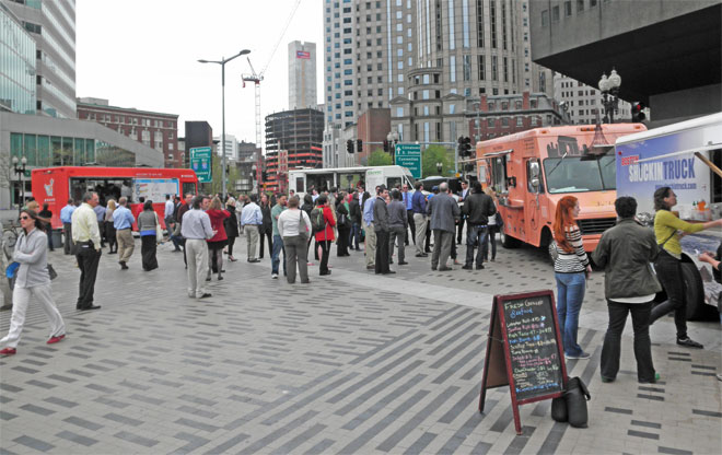 Food Trucks In Dewey Square Food Trucks In Dewey Square