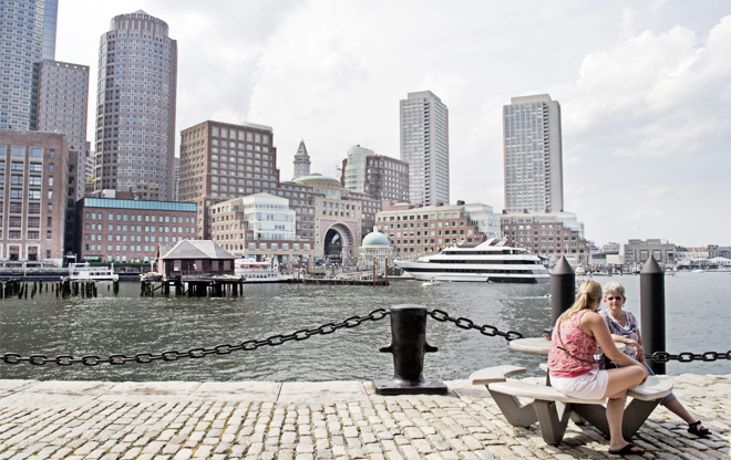Downtown Skyline from Fan Pier