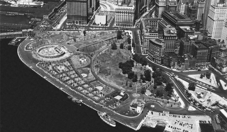 1953_Battery Park_Airview_Courtesy NYCParks