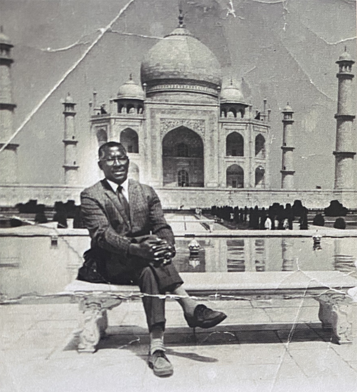 Robert Lee Davis at Taj Mahal, India